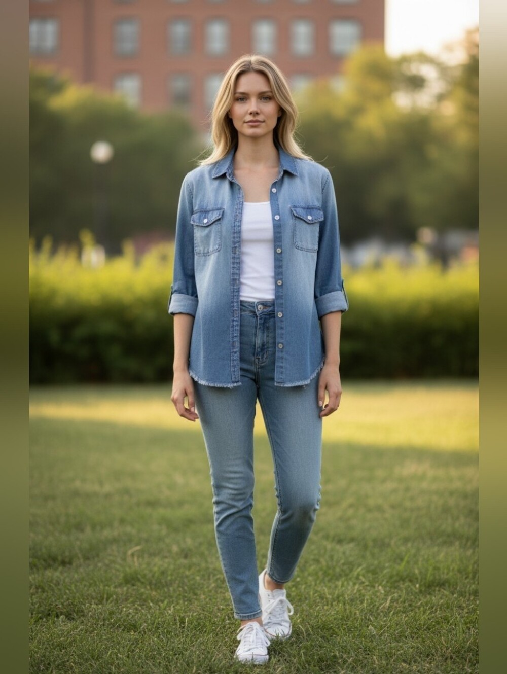 Democracy Denim Style  Button-Up Shirt